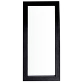 Lian Black Stain Finish Floor Mirror